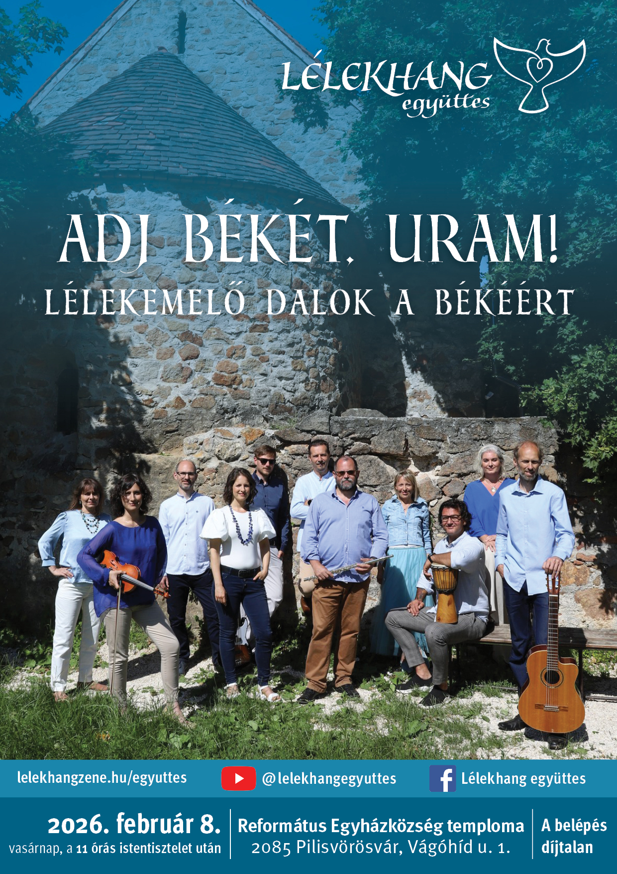 Lélekhang együttes 2 adventi koncert Sziklatemplom november 30.